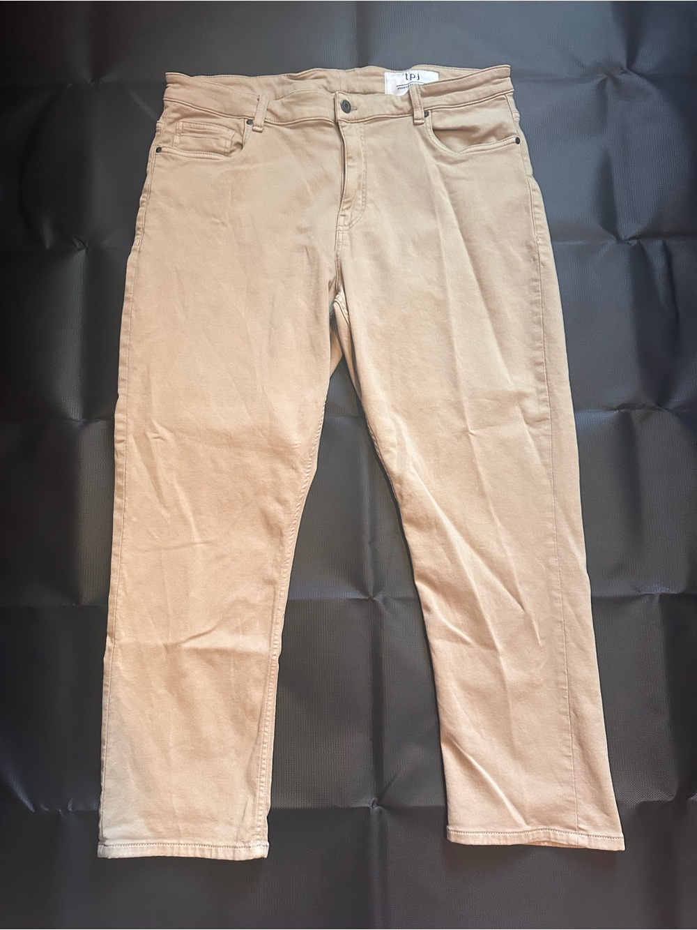 TPJ The Perfect Jean Denkhaki Athletic Fit Pants 40x30 Light Khaki Stretch
